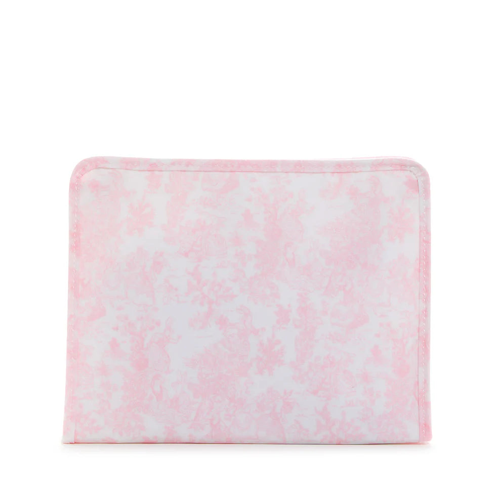 Roadie Large - Bunny Toile Pink