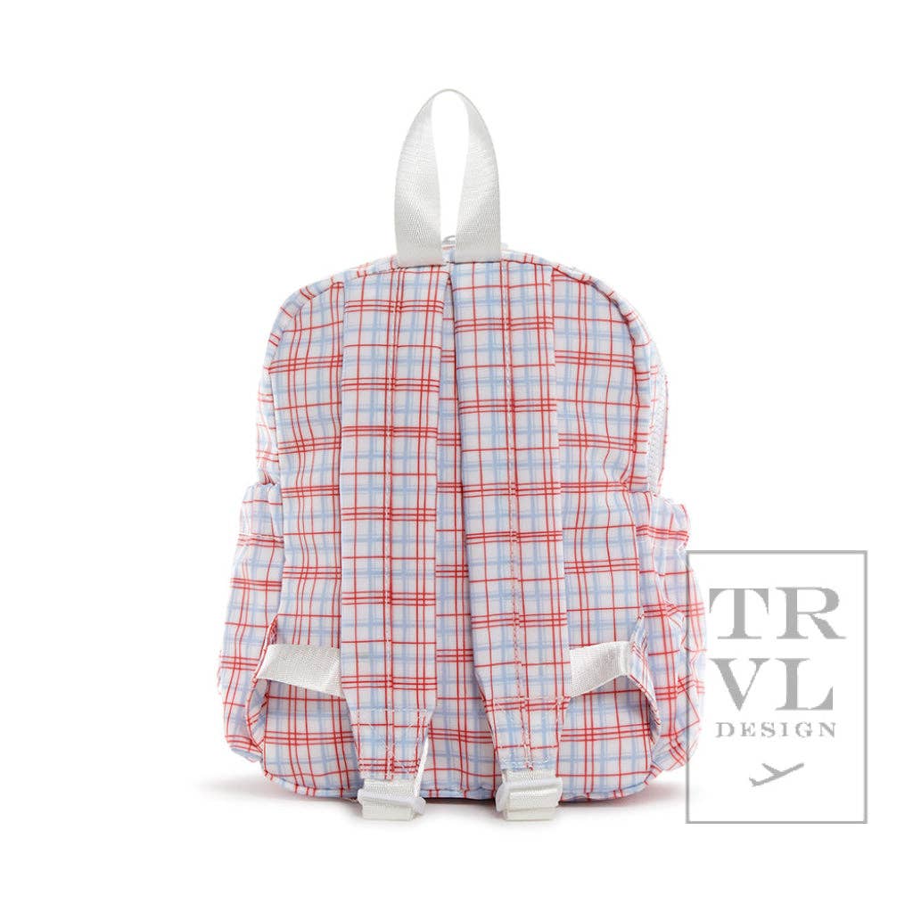 Mini Backer - Classic Plaid Red Backpack: Classic Plaid Red