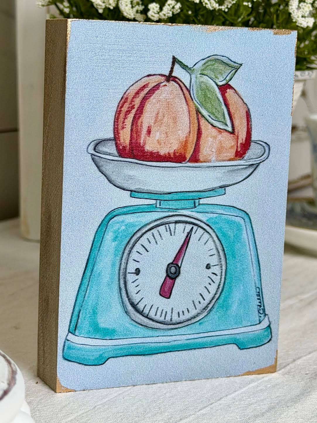 Decorative Blocks: Peaches