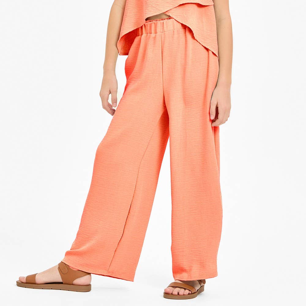 Wide Legs Summer Cool Pants: Sage