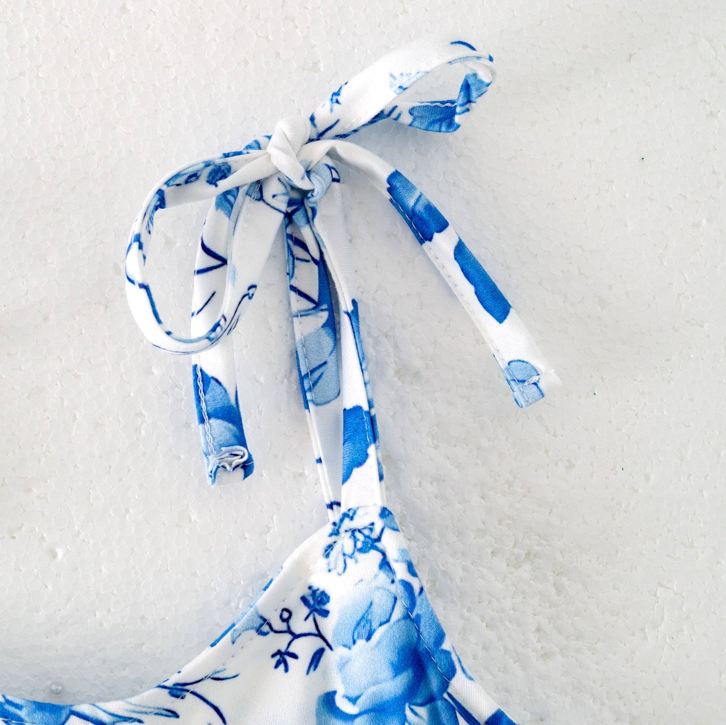Girls Blue Floral Dress