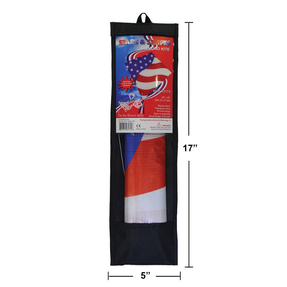 Stars & Stripes 30" Diamond Kite