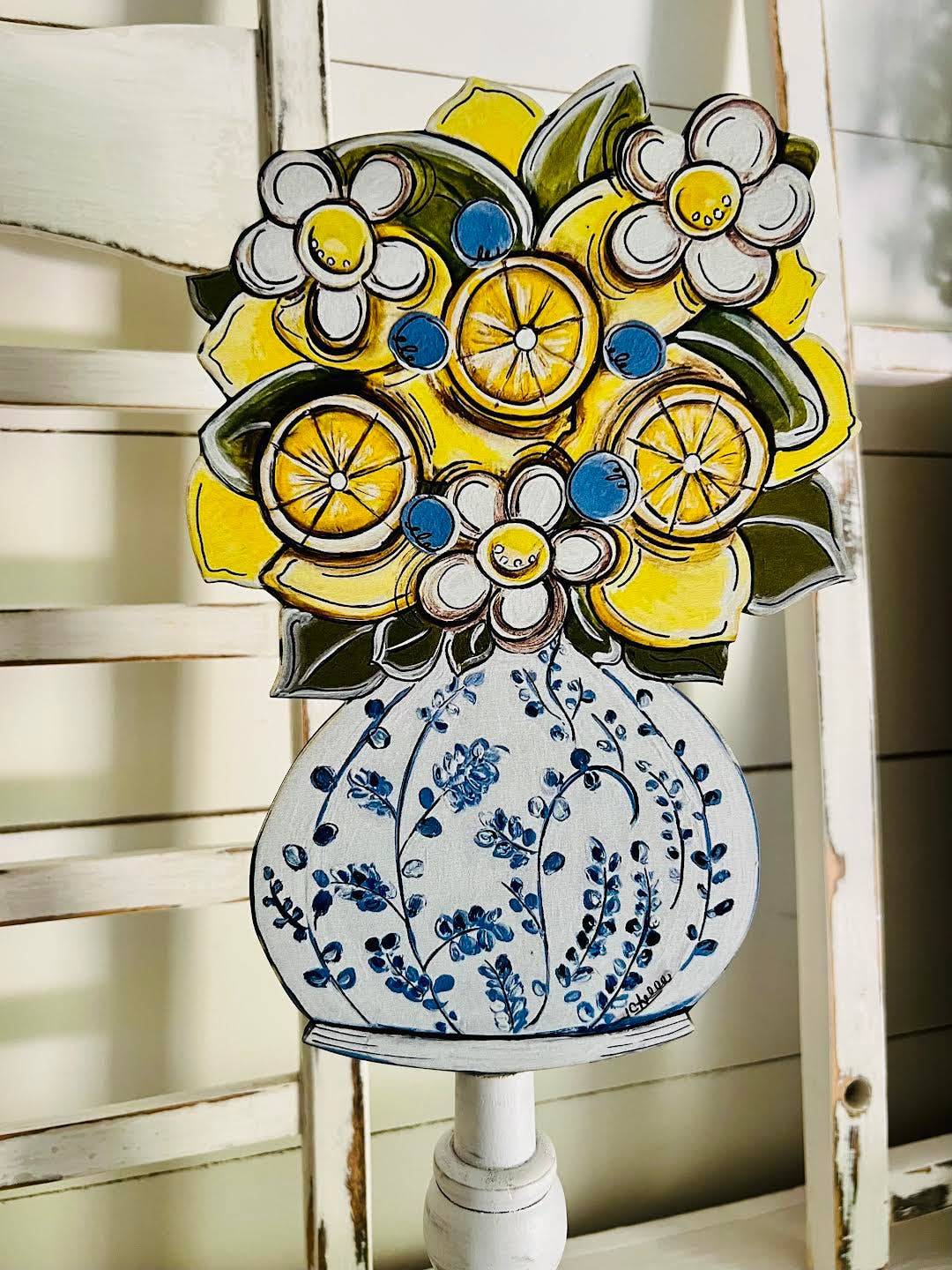 Seasonal & Everyday Topper: Lemons & Chinoiserie