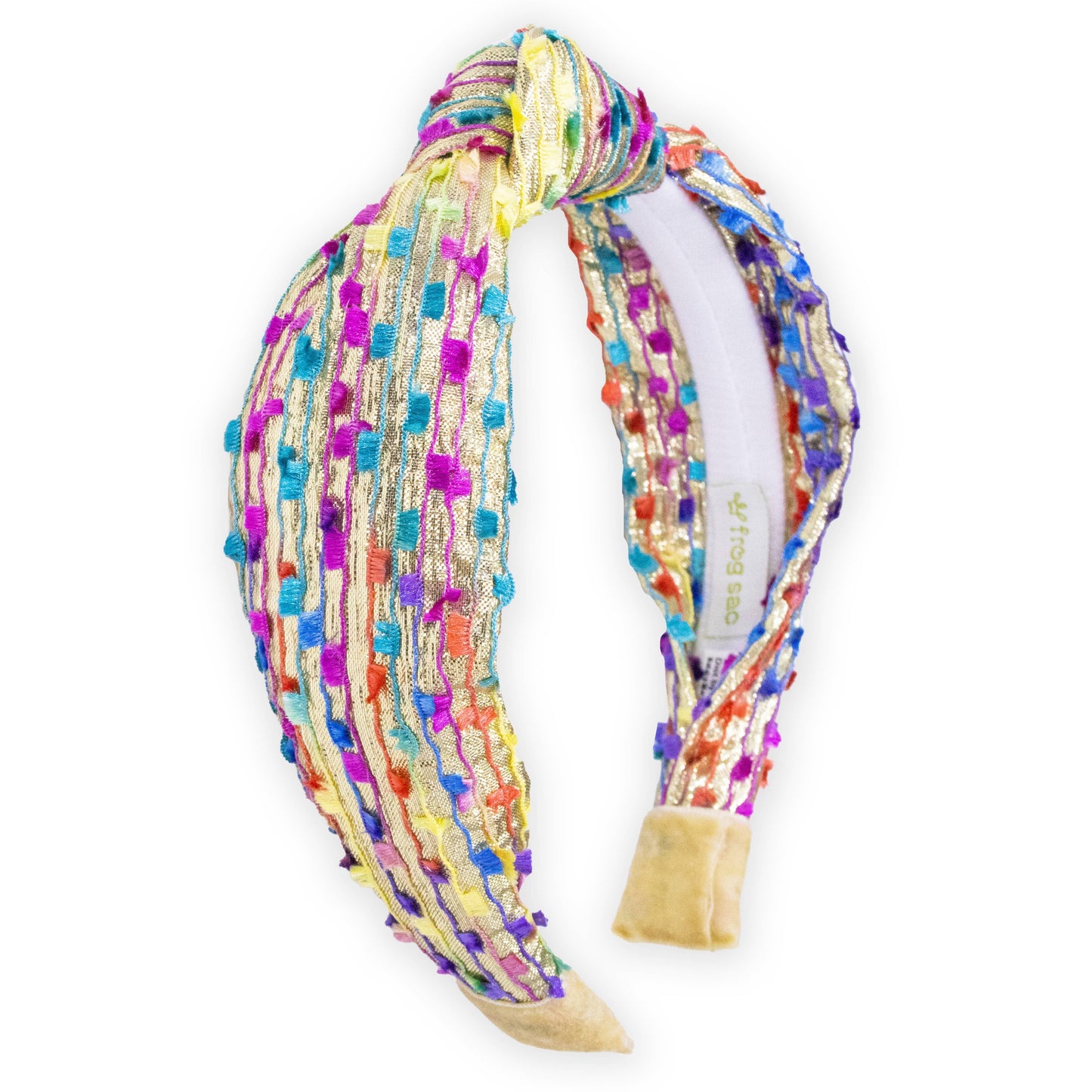 Kids Knot Headband - Confetti Gold