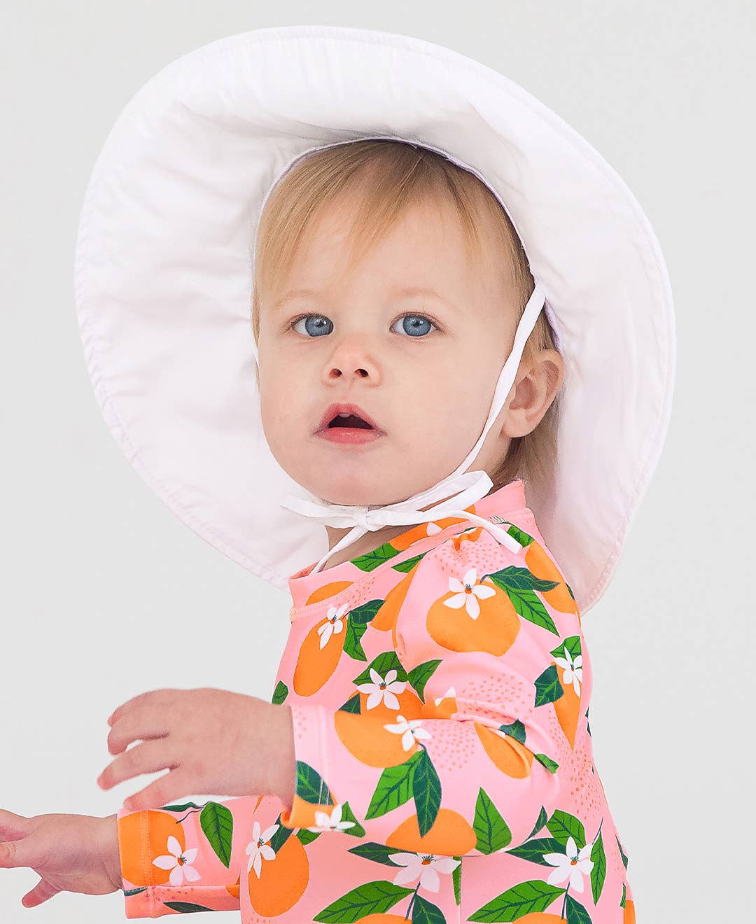 White Sun Protective Hat