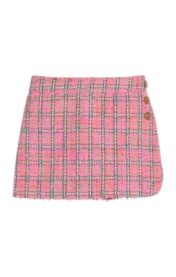 Palamero Plaid Mini Skirt