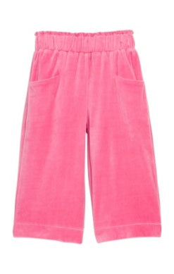 Tulip Cropped Velour Pant