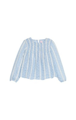 Sky Dobby Stripe Top