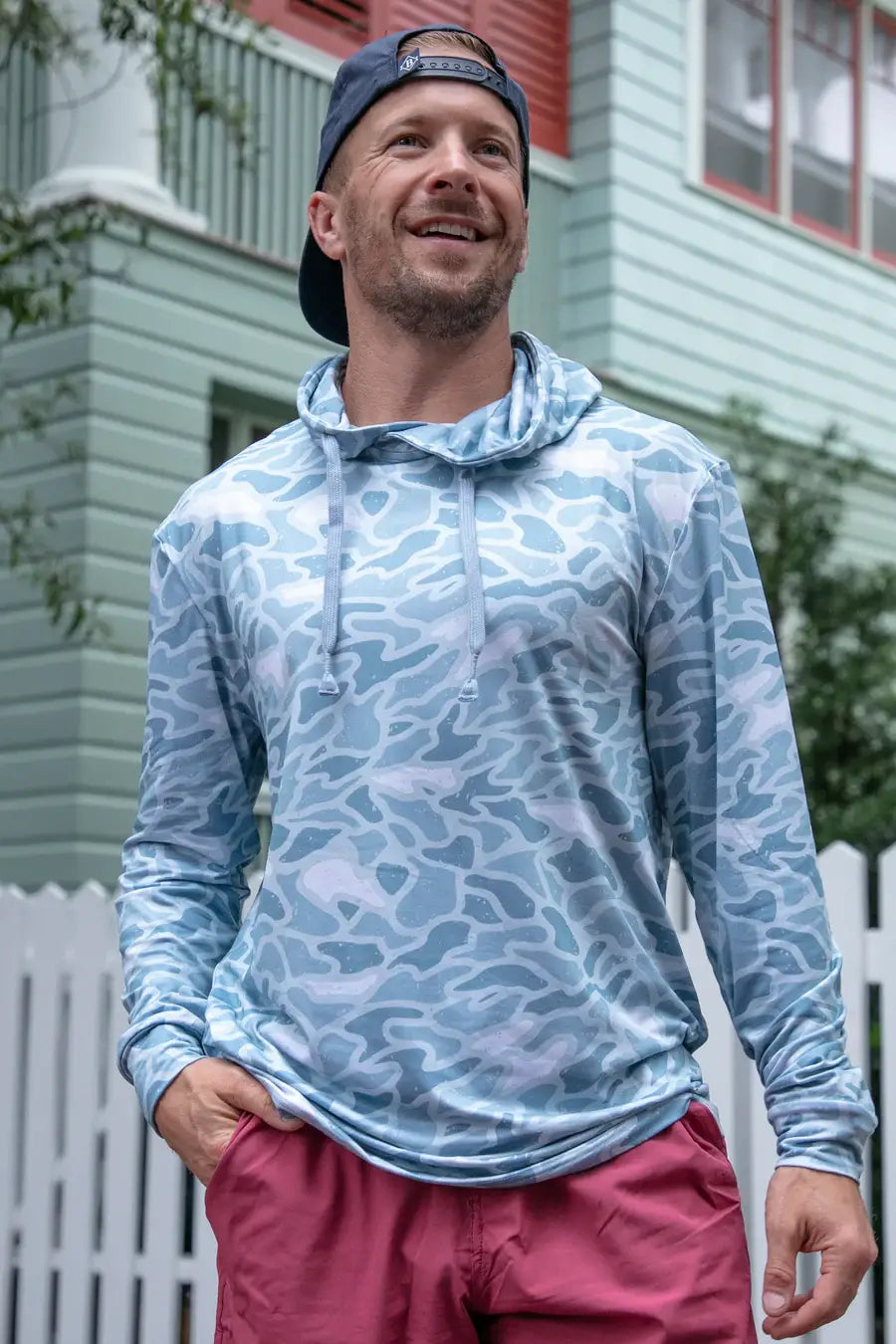 Performance Hoodie - Seaside Camo