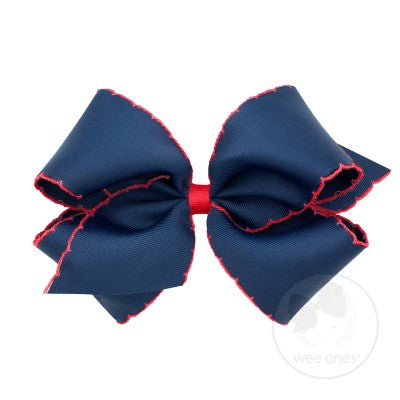 King Moonstitch--Navy/Red