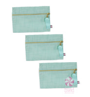Mermaid Chambray Cosmo Bag