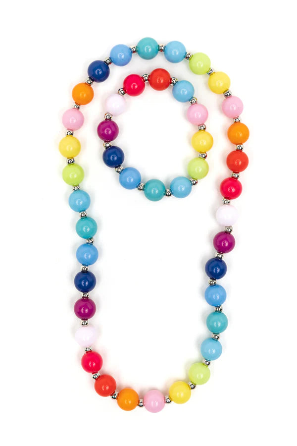 Beaded Bubblegum Necklace Set