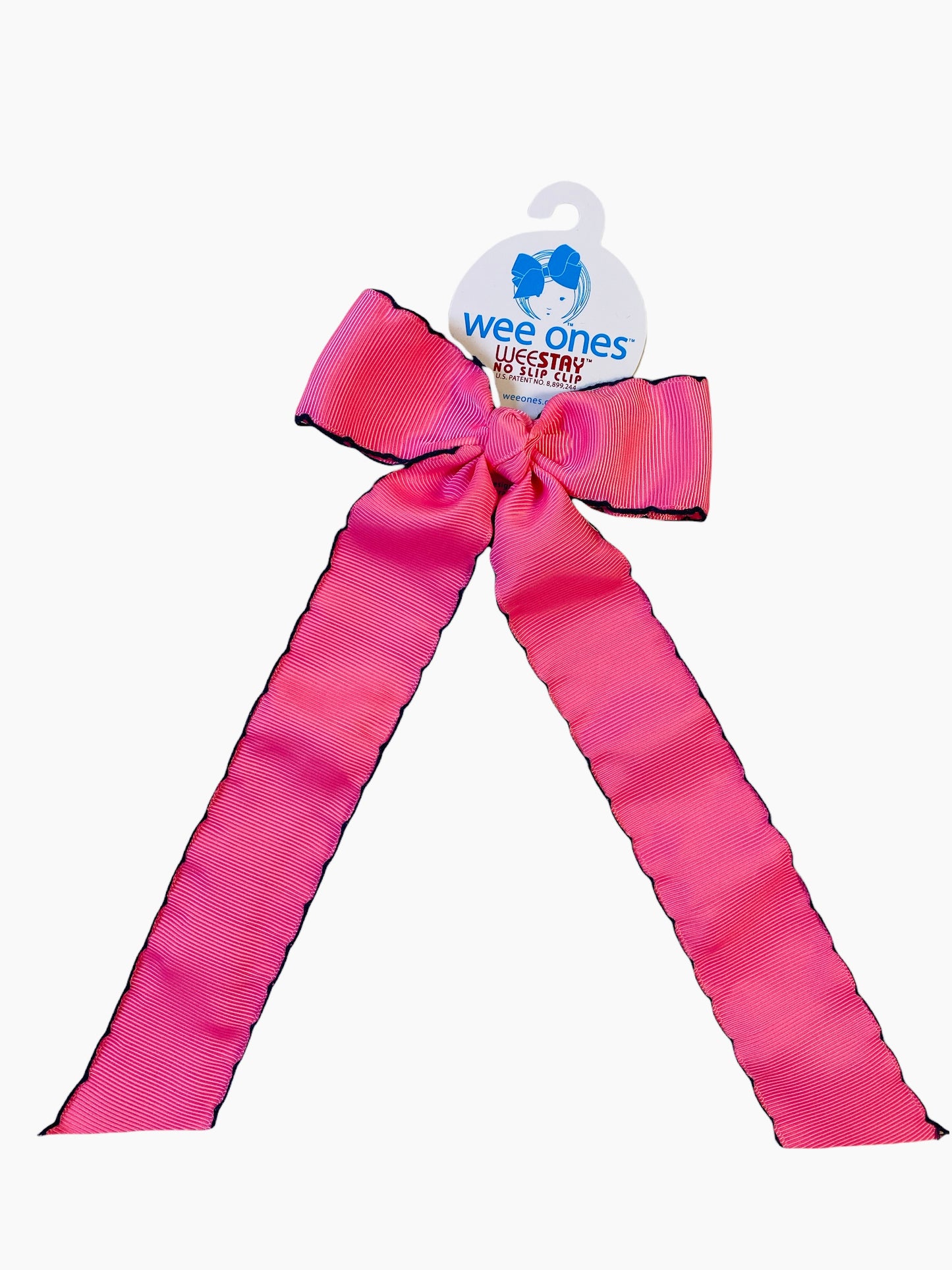 Moonstitch Streamer Bow PNK/NVY
