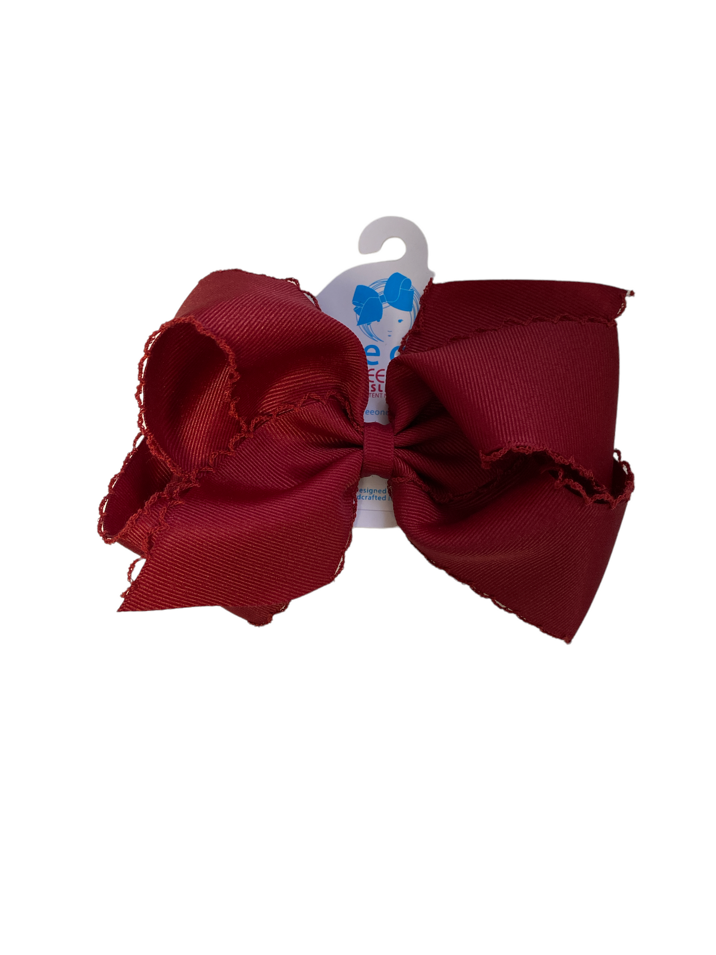 King Moonstitch Bow-Crimson