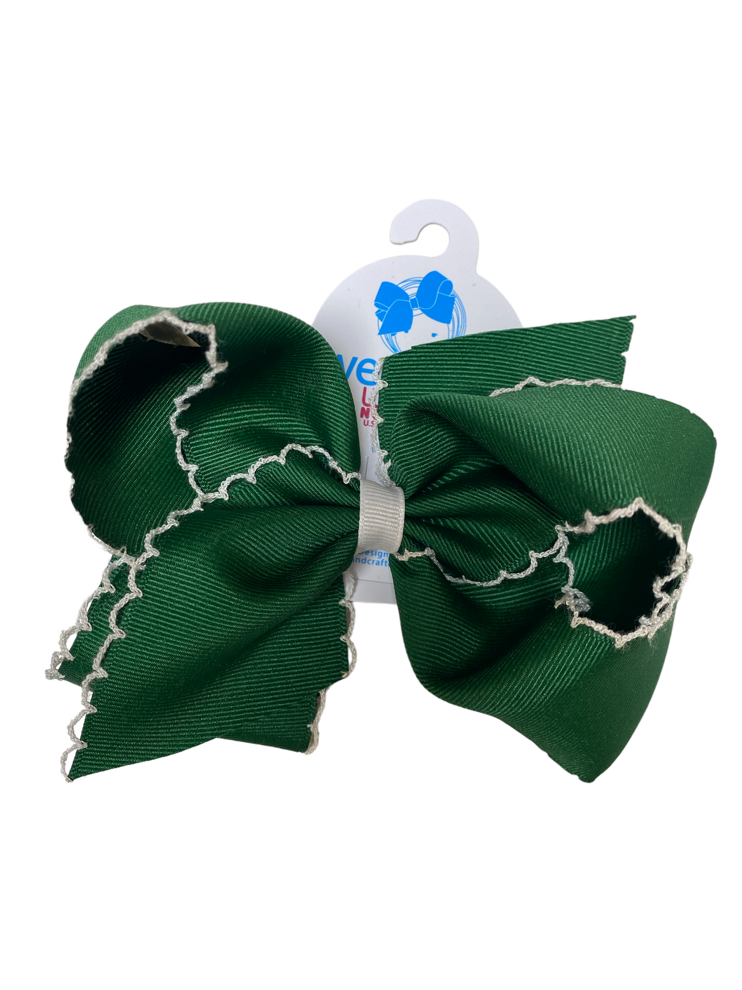 King Moonstitch Bow-FGR & White