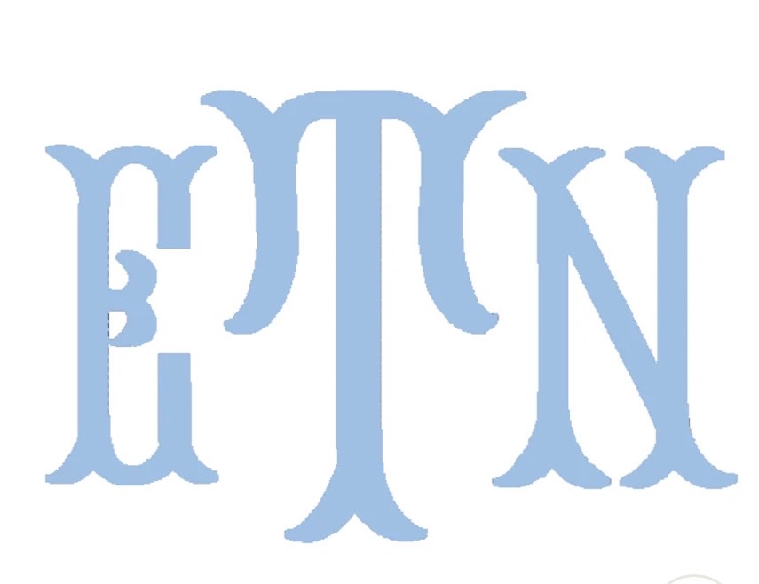 1 or 3 letter monograms