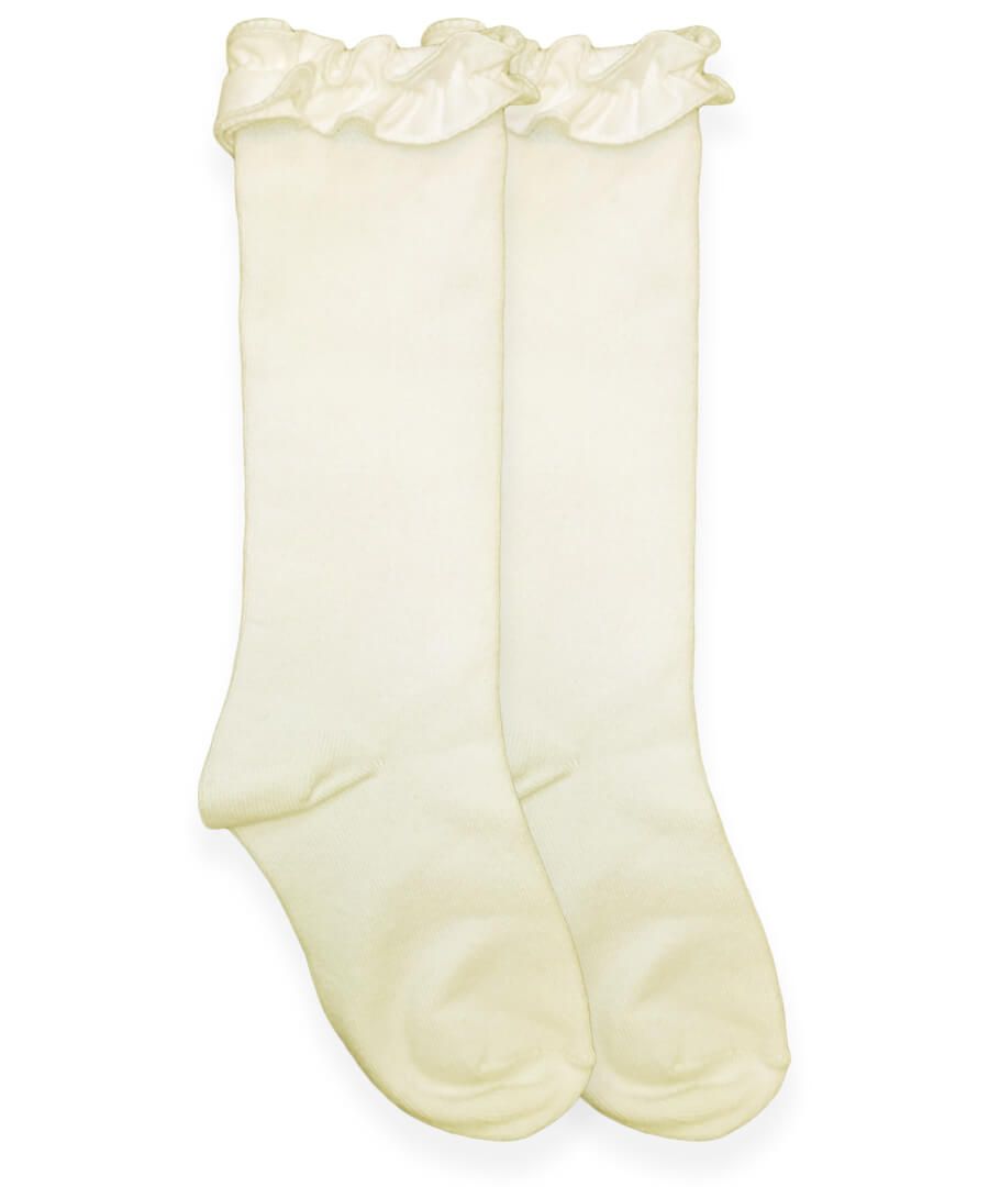 Jeffries Ruffle Knee High