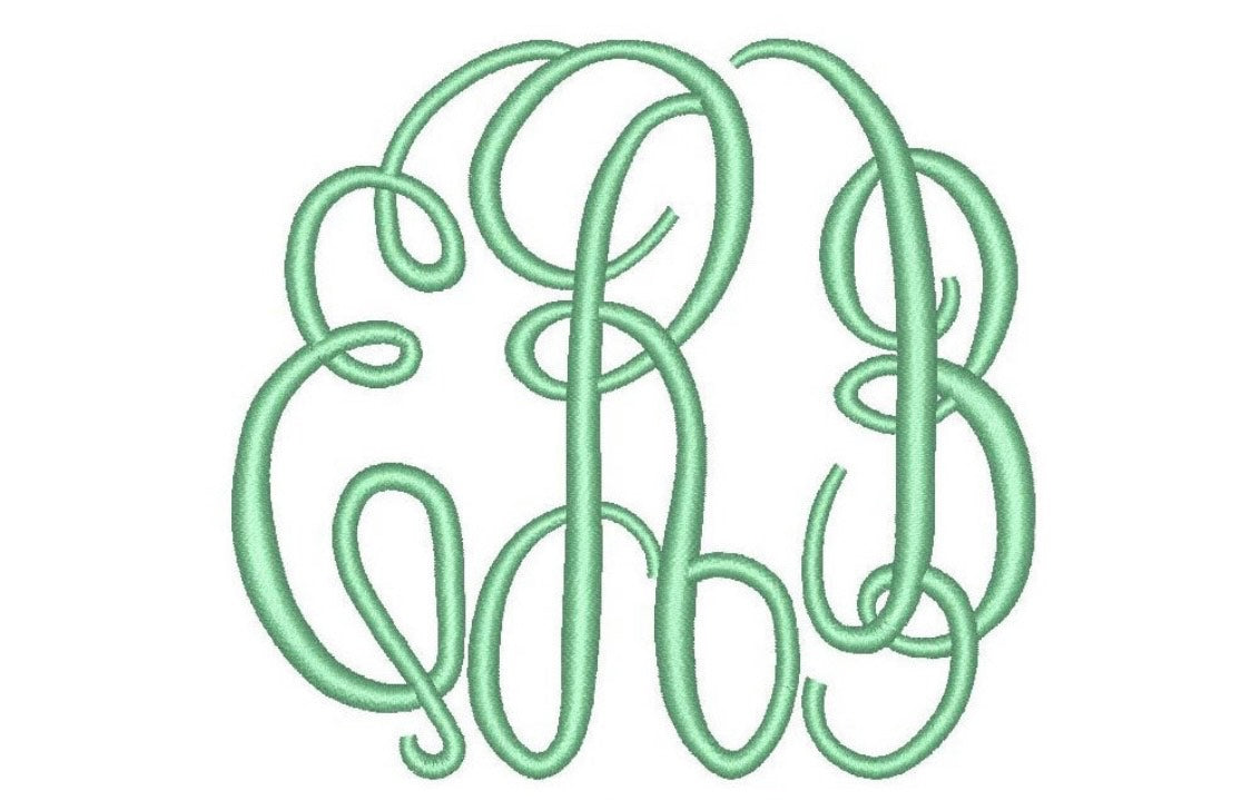 1 or 3 letter monograms