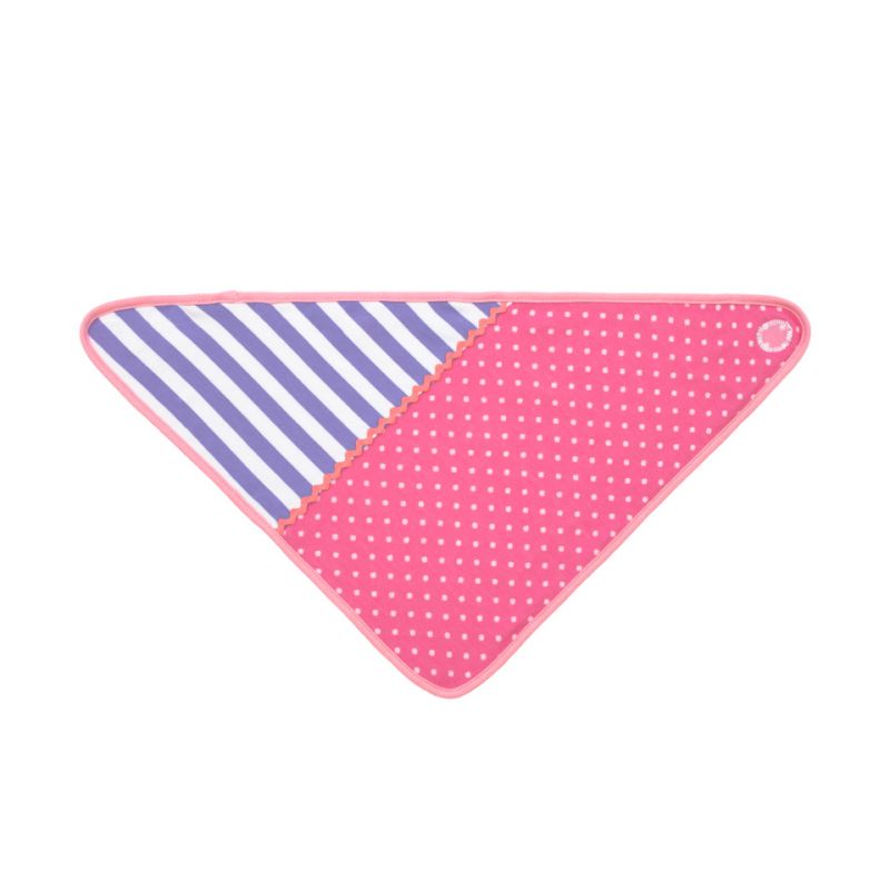 Pink Polka Dots Bandanna Bib