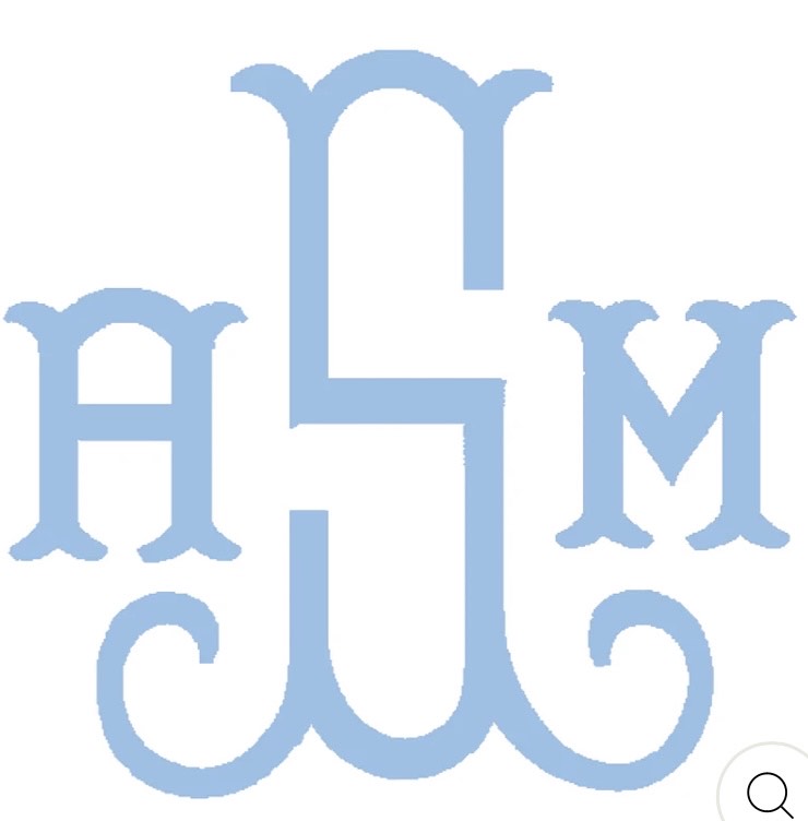 1 or 3 letter monograms