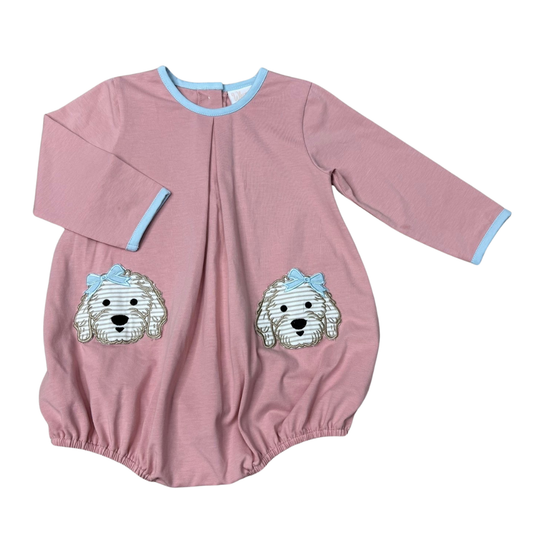 Doodle Doggy Pleat Bubble