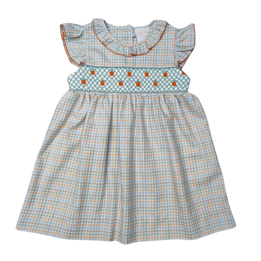 Pumpkin Picking Flutter Dress