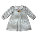 Turkey Time Pleat Collared Dress
