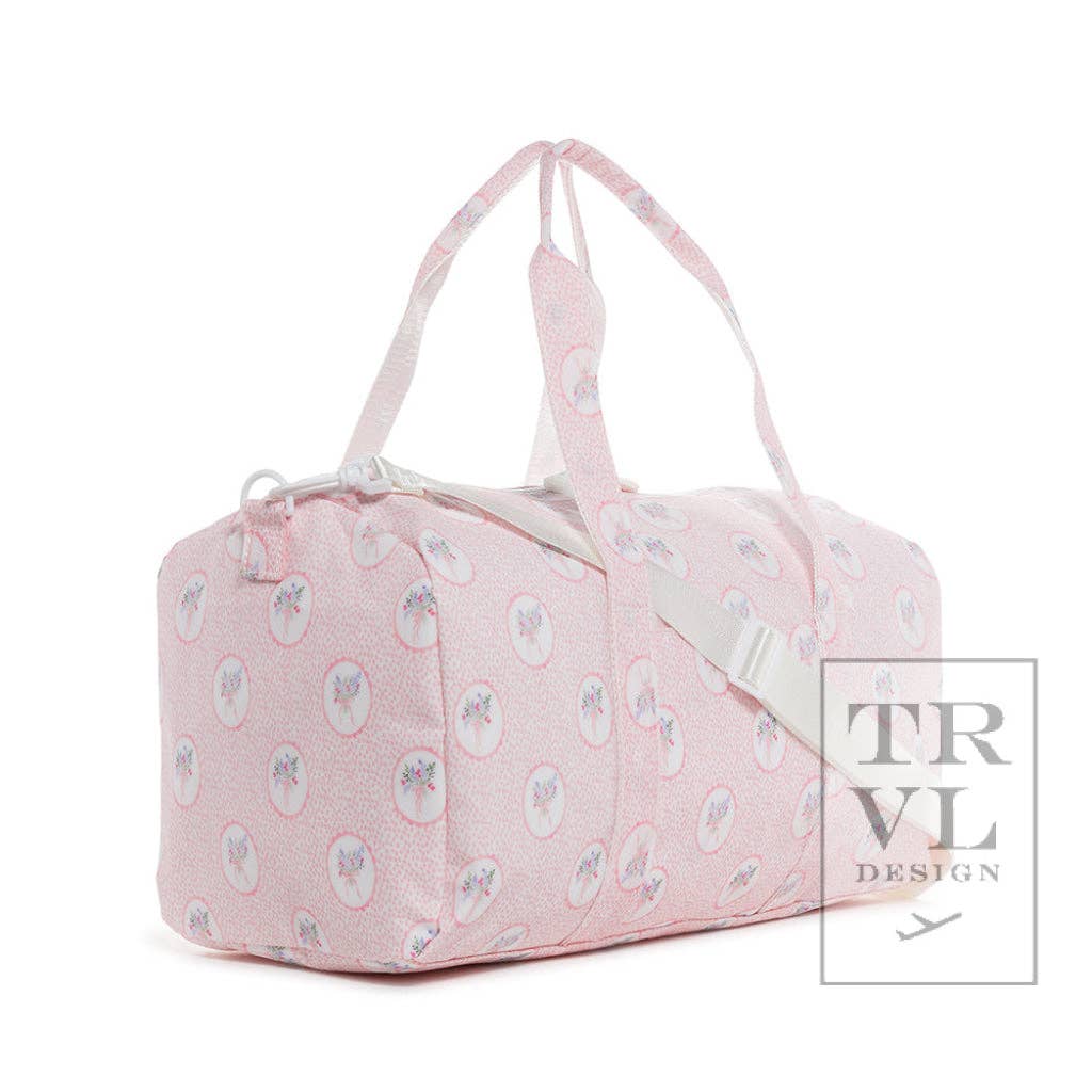 Weekender - Floral Medallion Pink Duffel Bag