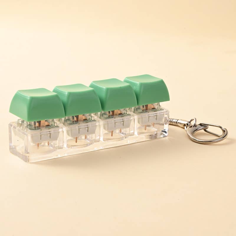 Keyboard Fidget Keychain Fidget Stress Relief Sensory Toy: Macarons