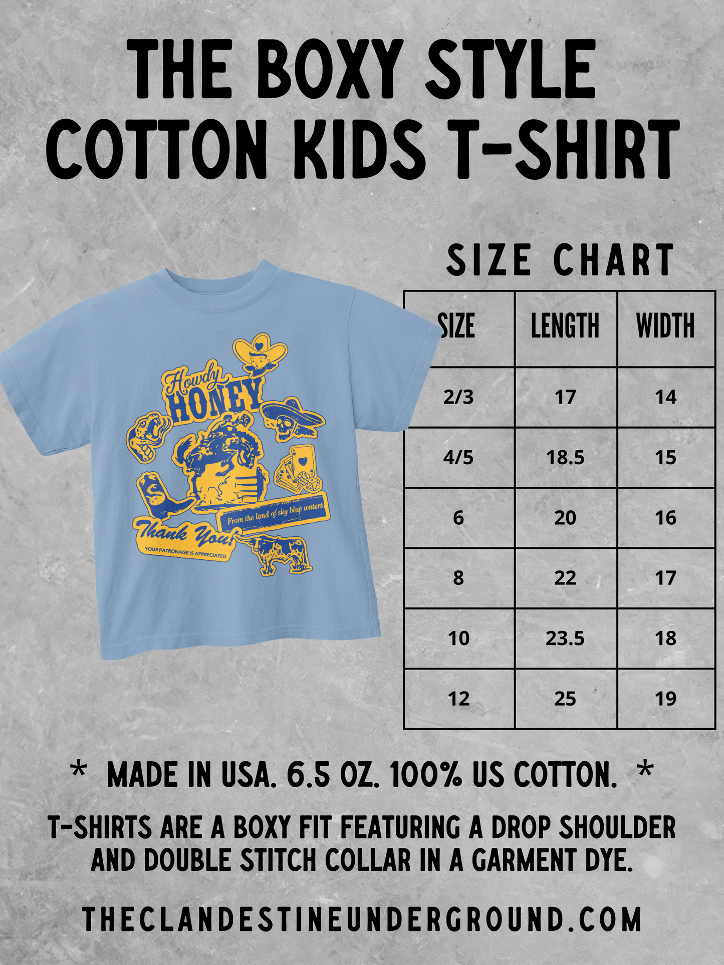 * KIDS * The Lake Days Club Boxy T-Shirt