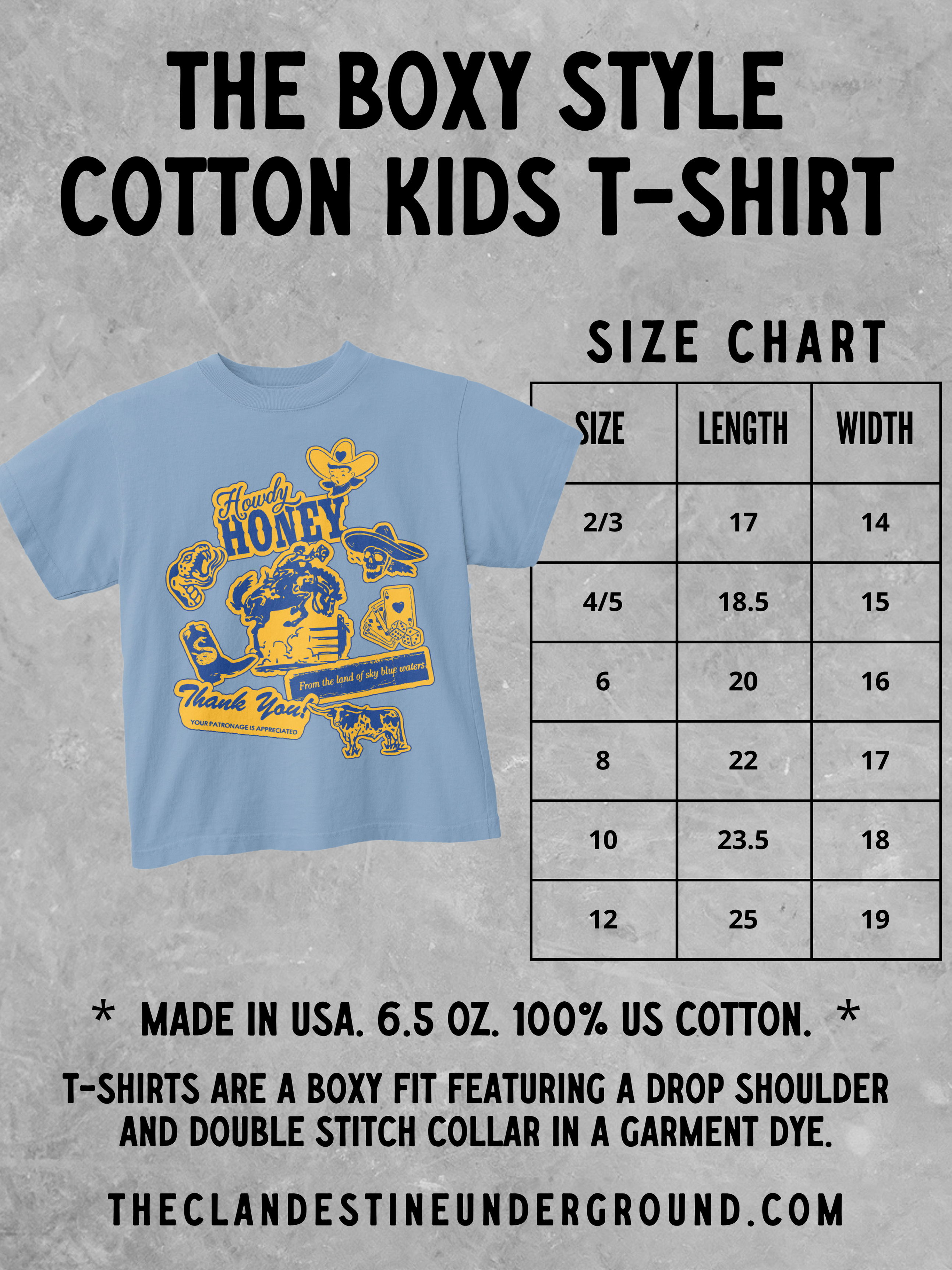 * KIDS * The Lake Days Club Boxy T-Shirt