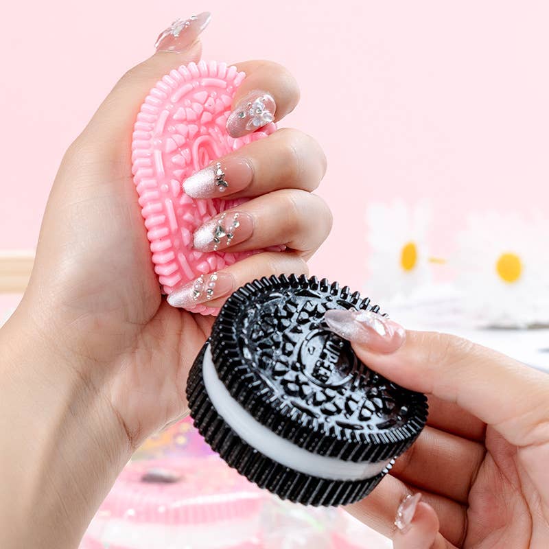 Oreo Squishi Toy Squishy Squeeze Toy Fidget Toy: 1-6.5cm