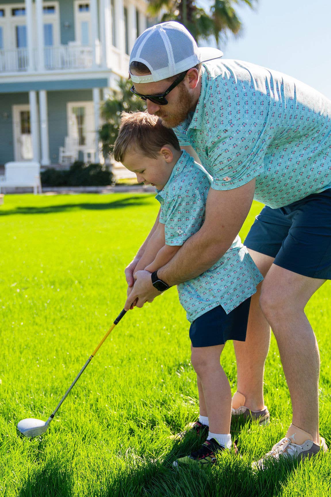 Tee Time Youth Perf Polo