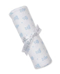Jacquard Blue Teddy Blanket