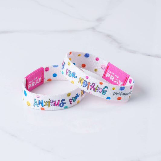 Tap To Pray™ - Kingfolk Series Wristband - Anxious for Nothing
