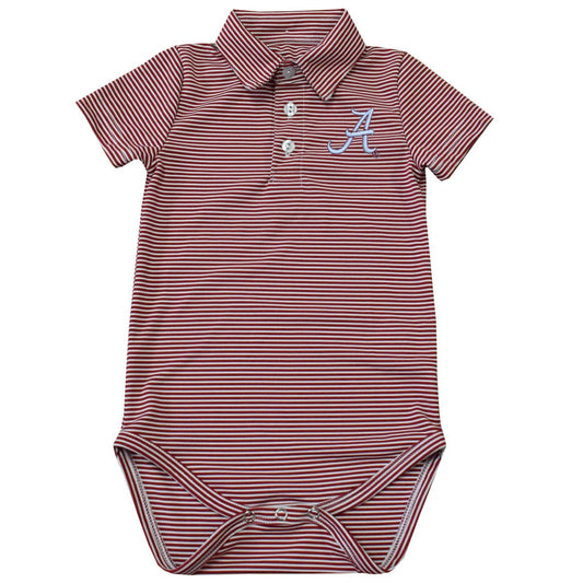 Alabama Stripe Polo Onesie