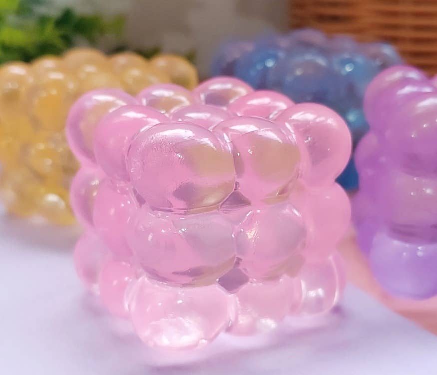 Magic cube candle shape Squishy Squeeze Toy Fidget Toy: Random delivery