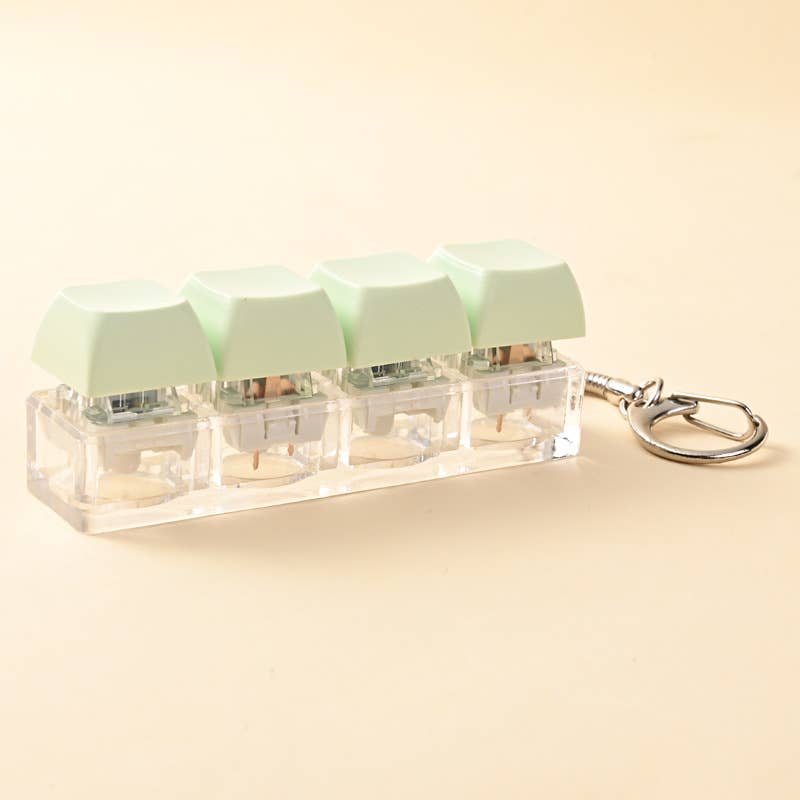 Keyboard Fidget Keychain Fidget Stress Relief Sensory Toy: Macarons