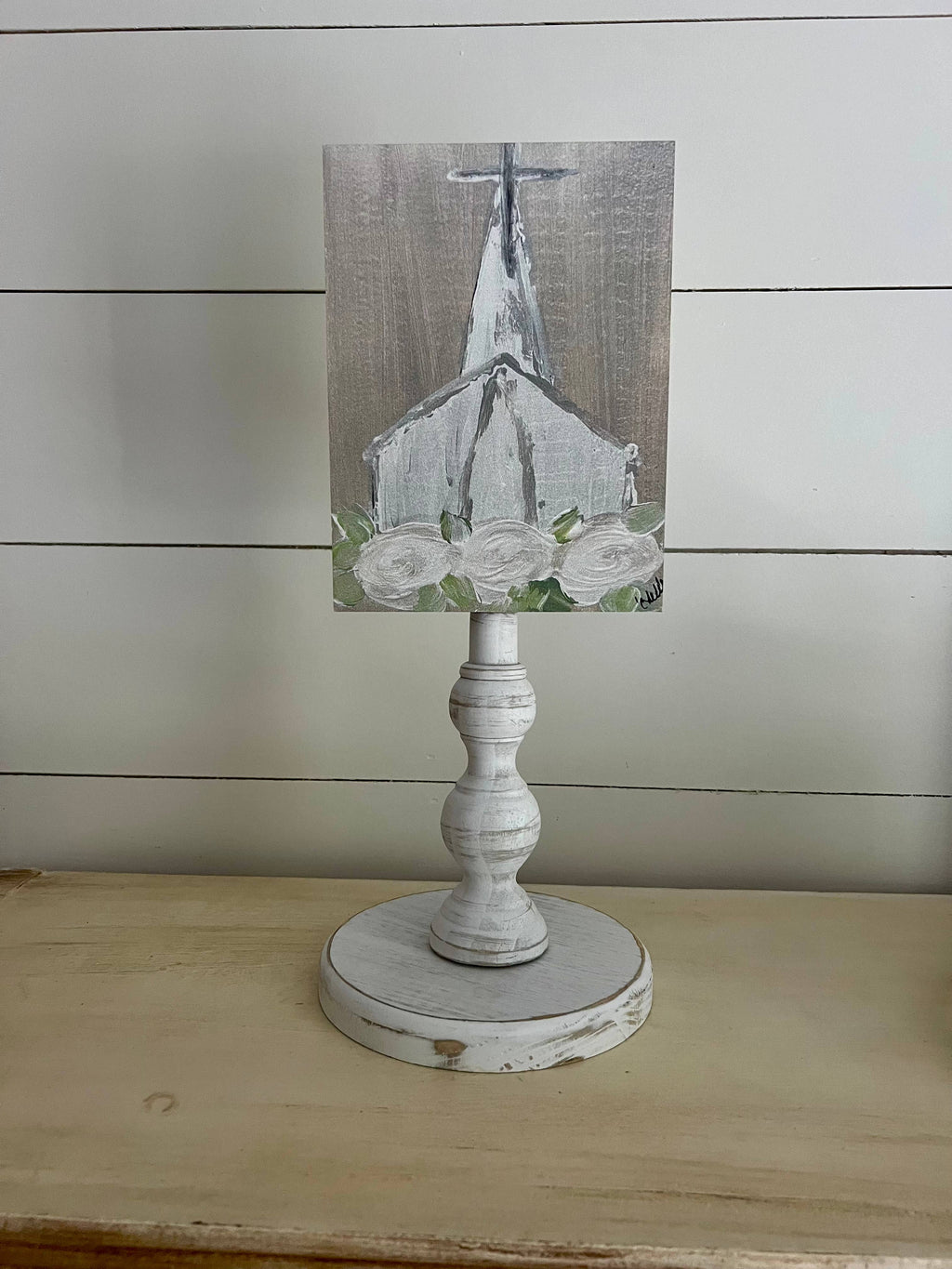 Seasonal & Everyday Toppers: Country Gray Church Topper