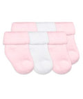 Pink Terry Turn Cuff Bootie