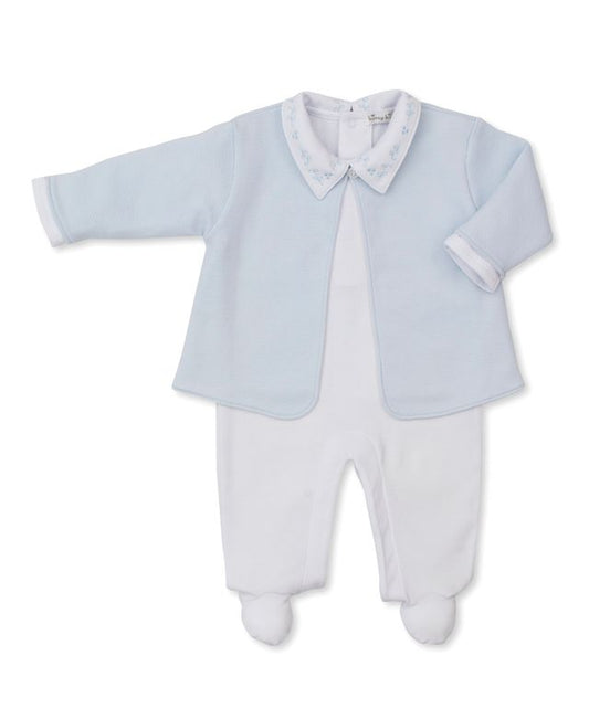 Sweet Homecoming Footie/Jacket Set