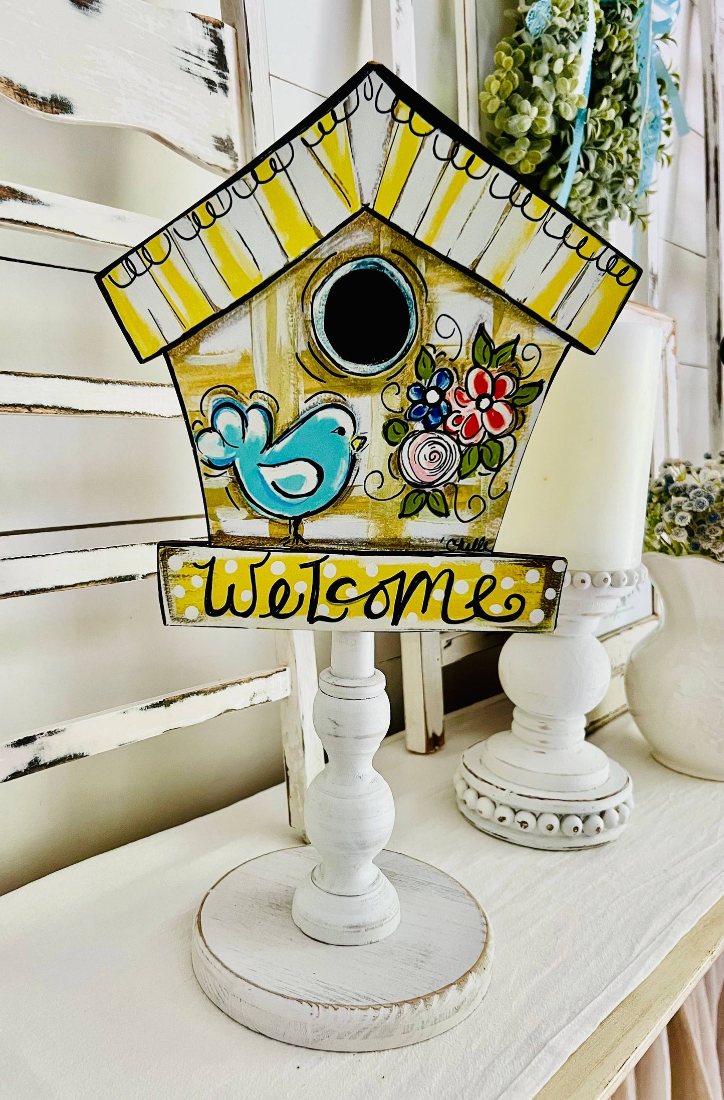Seasonal & Everyday Toppers: Custom Birdhouse Topper