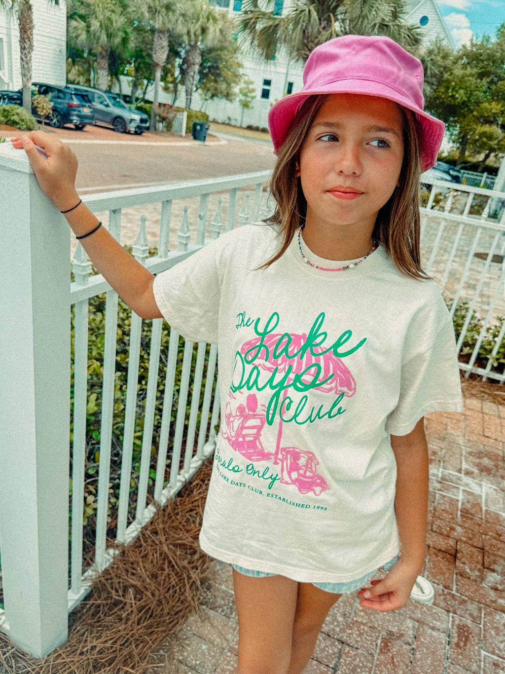 * KIDS * The Lake Days Club Boxy T-Shirt
