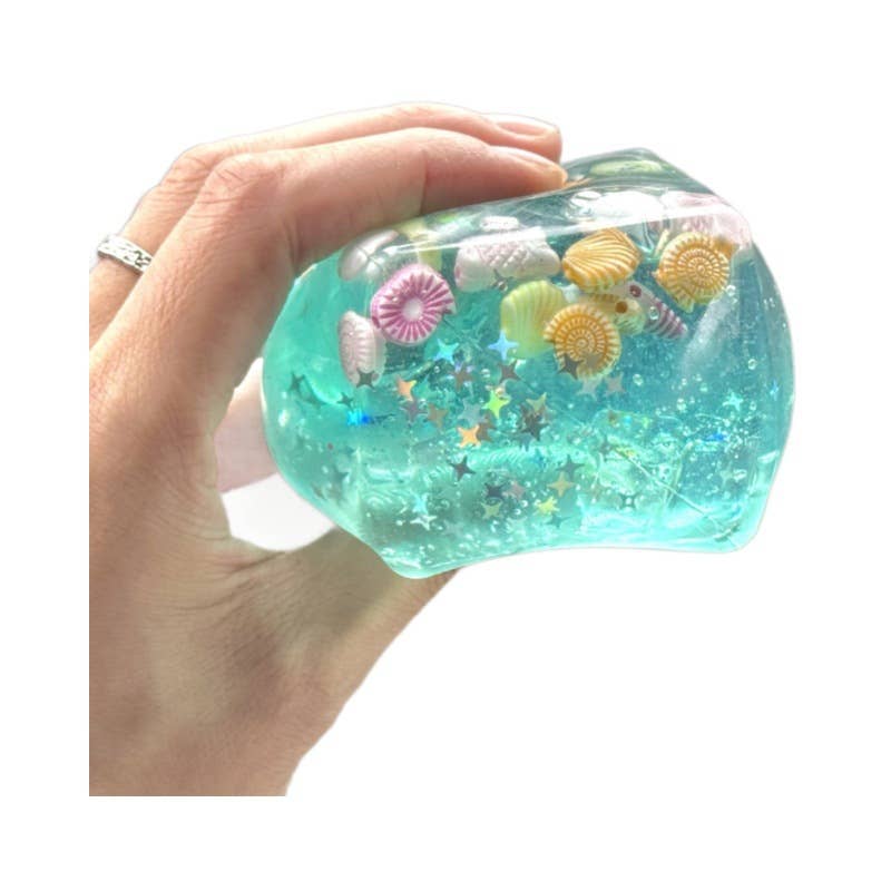 Seashell nice Cube Squishy Stress Relief Toy Fidget Toy: 4.5cm