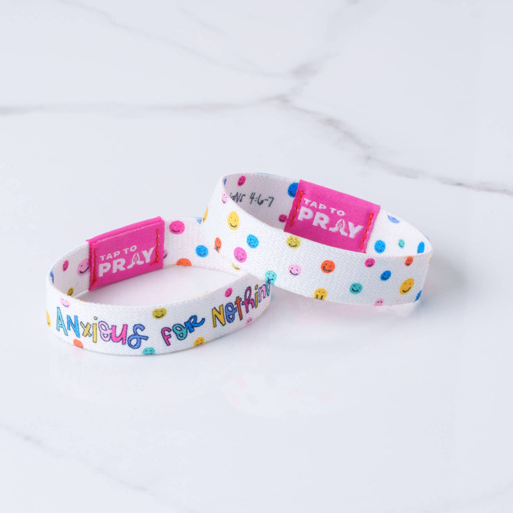 Tap To Pray™ - Kingfolk Series Wristband - Anxious for Nothing
