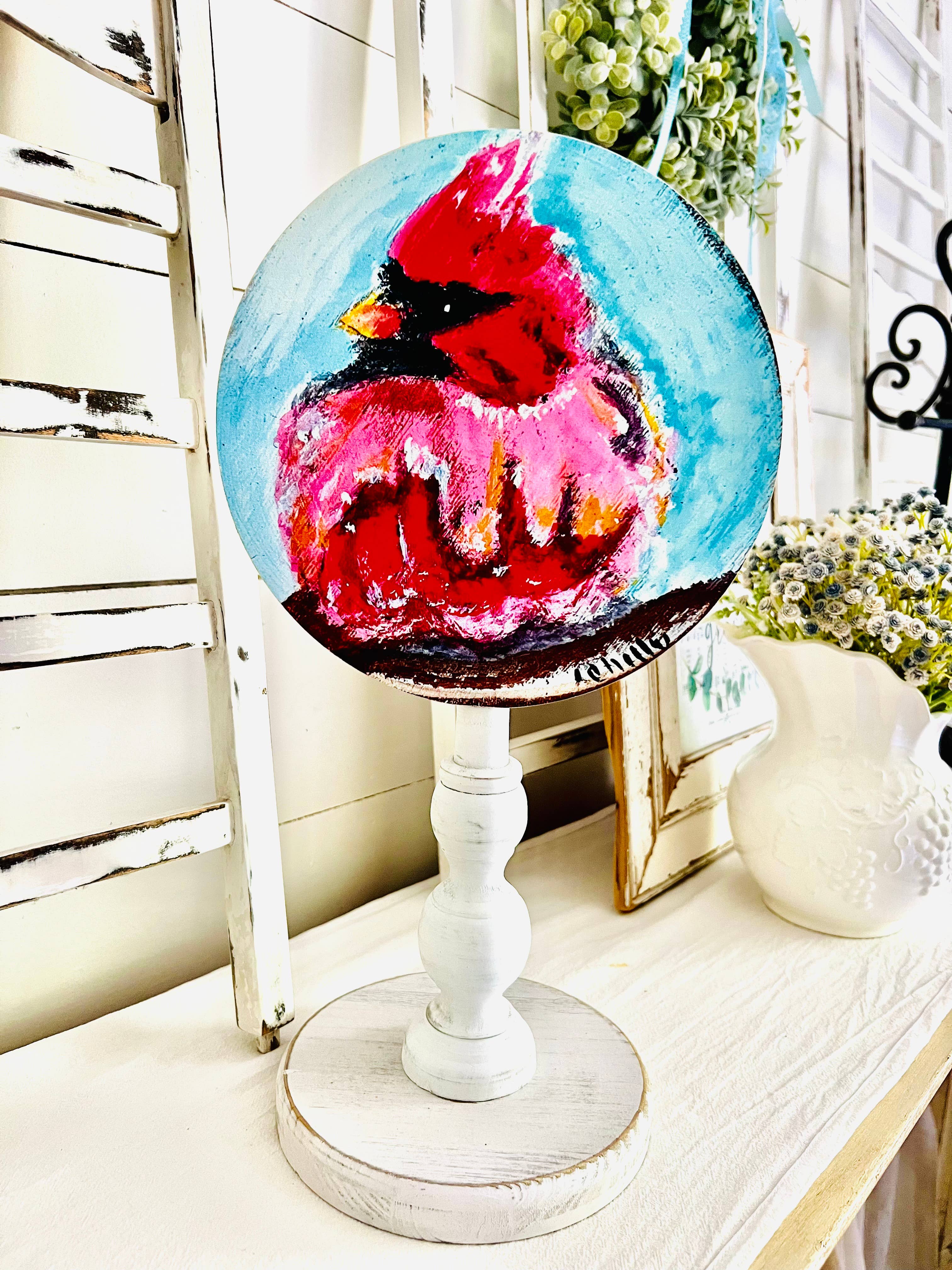 Seasonal & Everyday Toppers: Single Cardinal