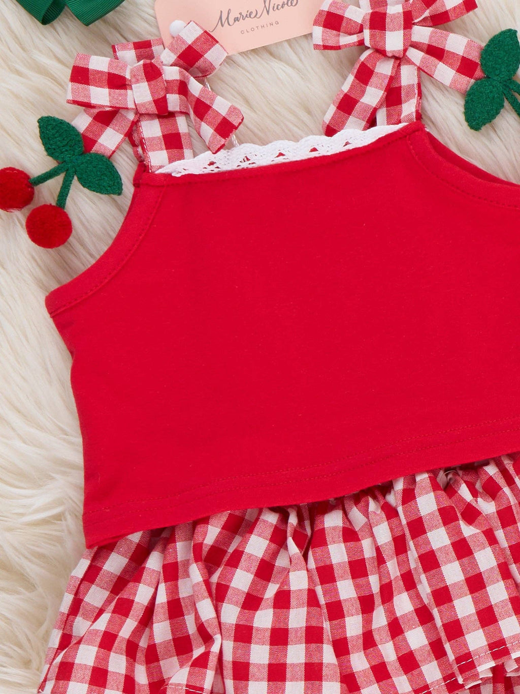 Sweet Cherry Check Outfit