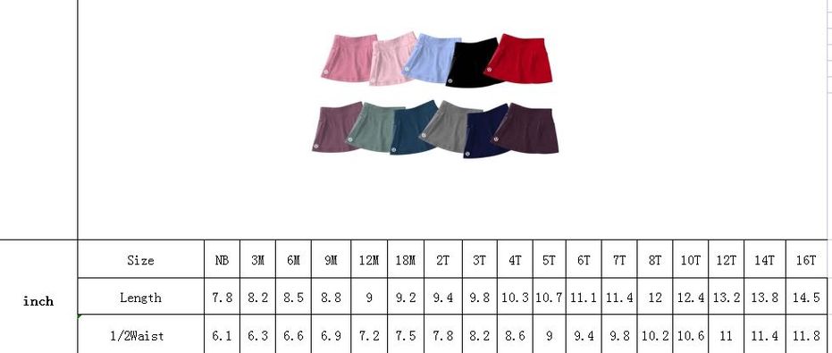 Blue Athletic Skort & Short