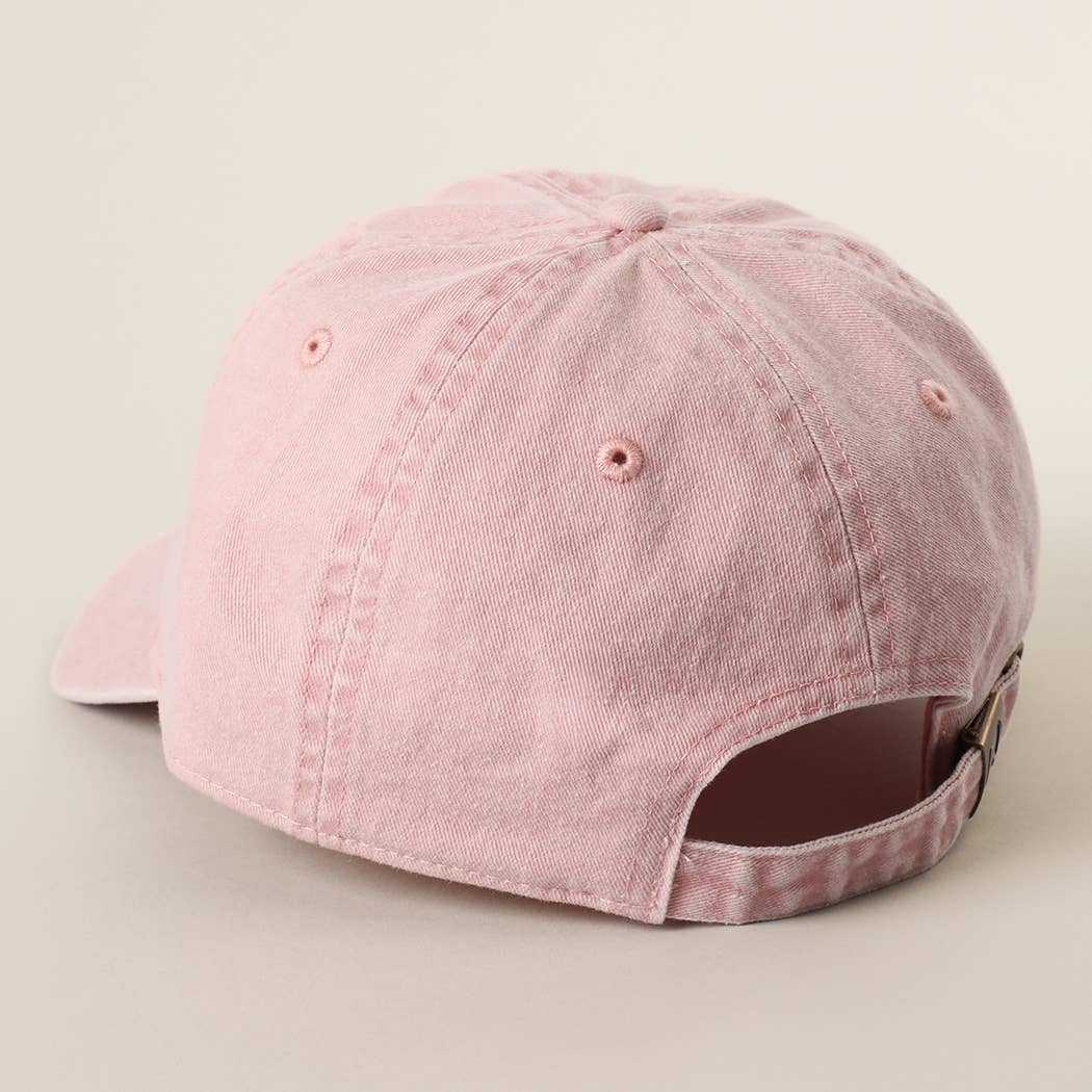 Golden Retriever Embroidered Pigment Dyed Baseball Cap: BLUEMINT