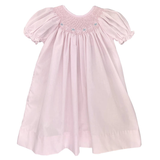 Smocked Daygown w/ Raglan Embroidery